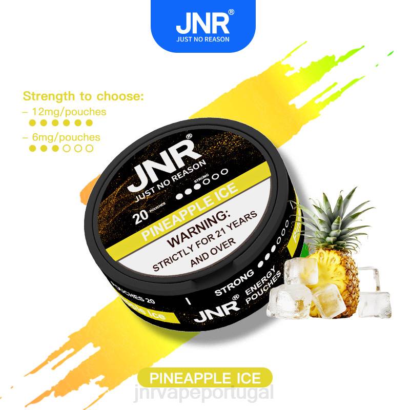 JNR Vape Nicotine Content - bolsas de energia jnr F44099 gelo de abacaxi