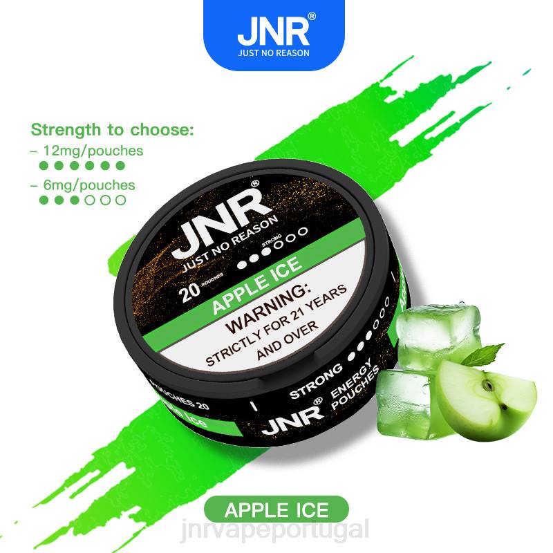 JNR Vape Review - bolsas de energia jnr F440101 gelo de maçã