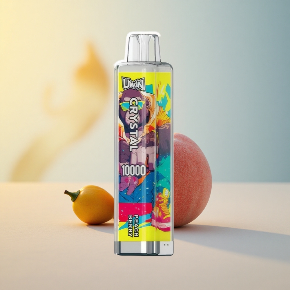 Uwin Crystal 10000 Pêssego Frutas Vermelhas RGB 18ml 650mAh