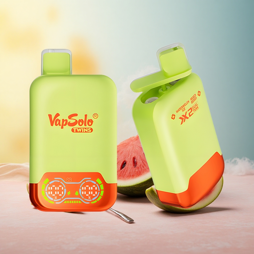 Vapsolo Twins 20000 Melancia Gelo & Frutas Silvestres Duplo Tanque 40ml