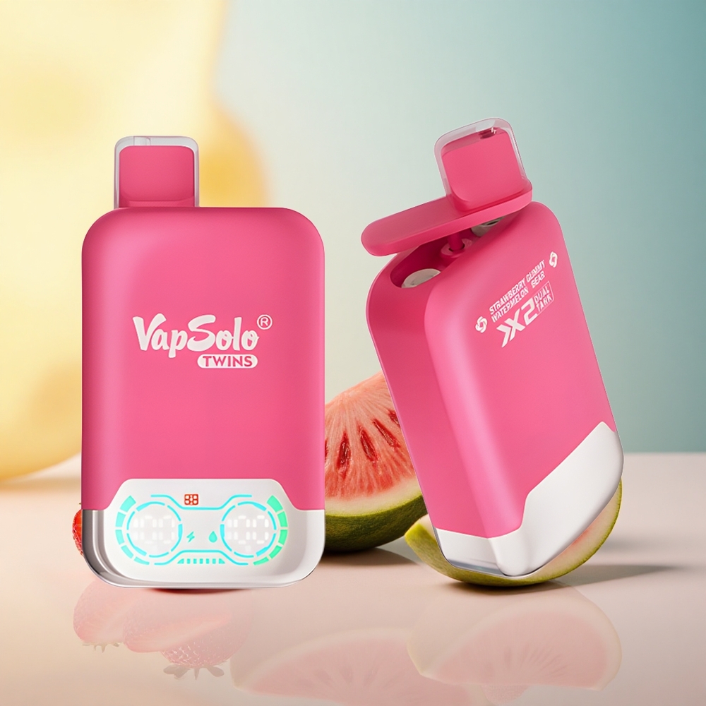 Vapsolo Twins 20000 Morango Melancia & Ursinho de Goma com 40ml e Tipo-C