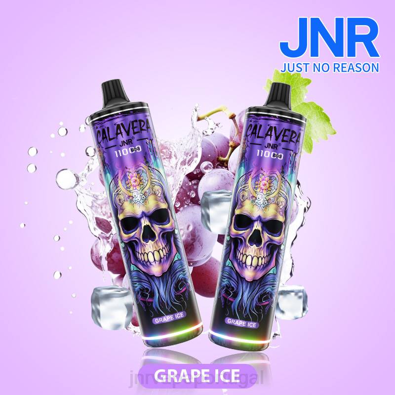JNR Vape Nicotine Content - jnr calavera F440309 gelo de uva