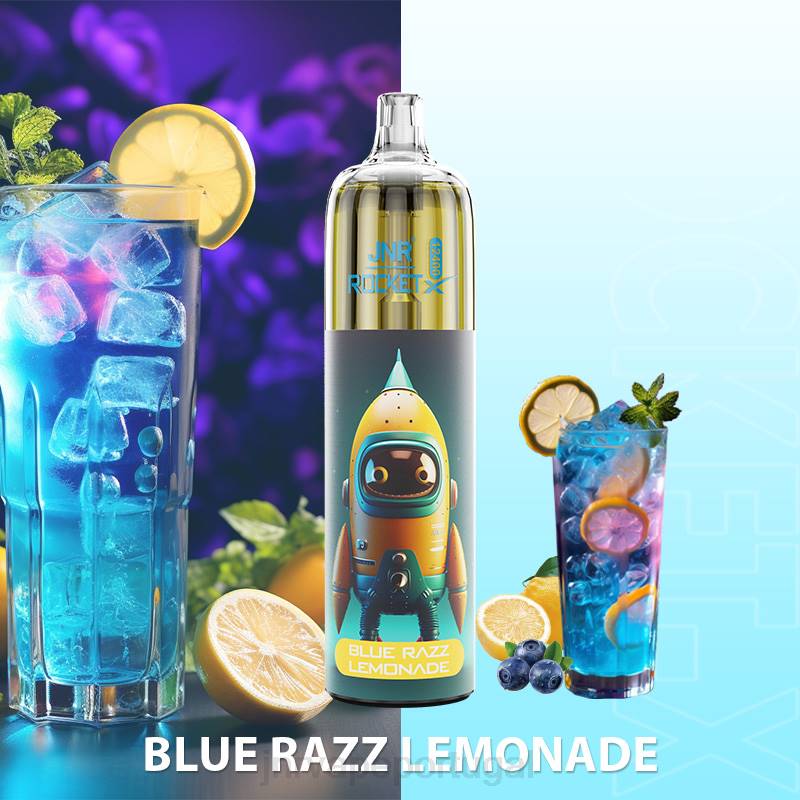 JNR Vapes Factory - jnr foguete-x F440122 limonada razz azul